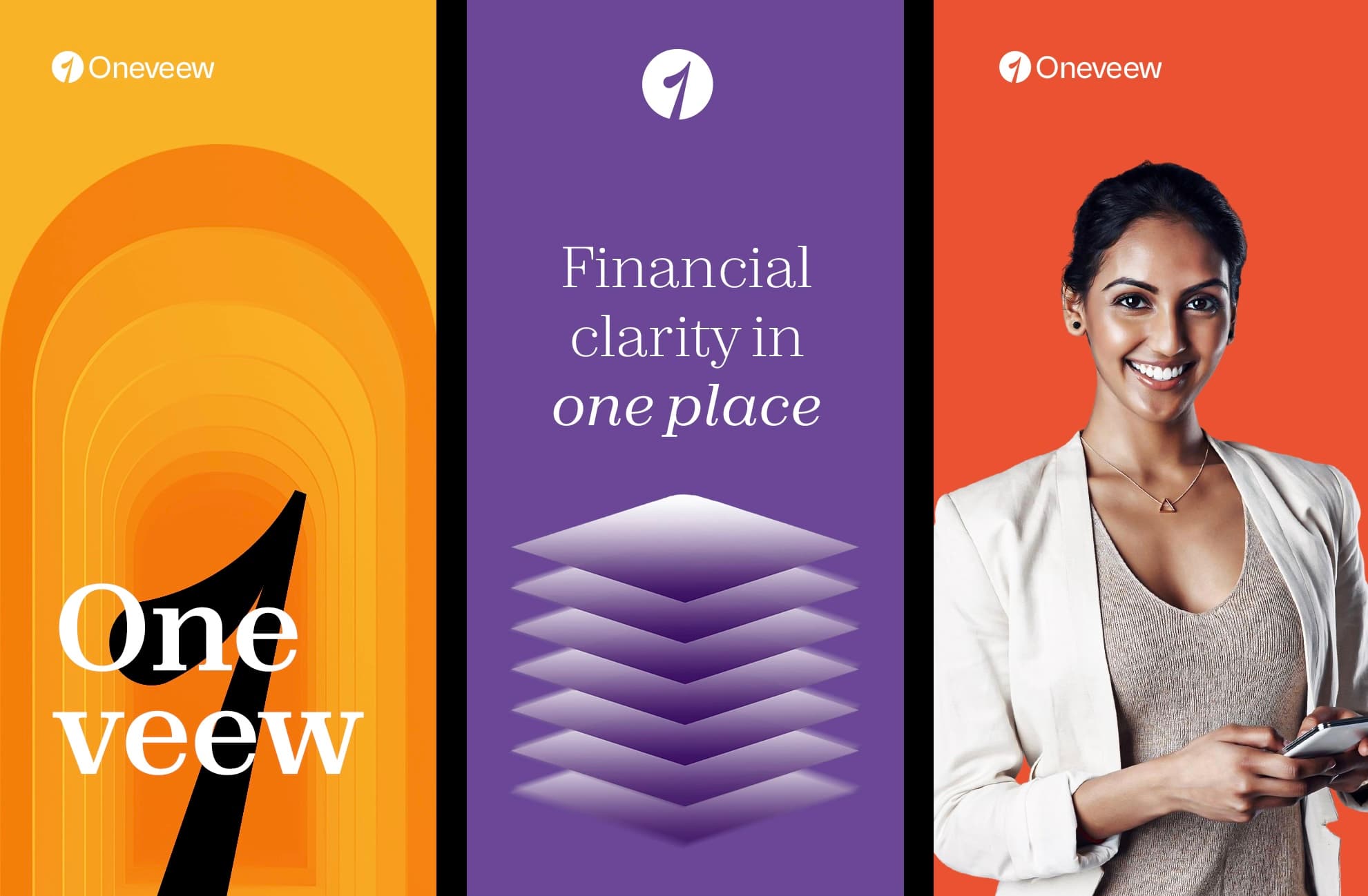 Oneveew visual identity